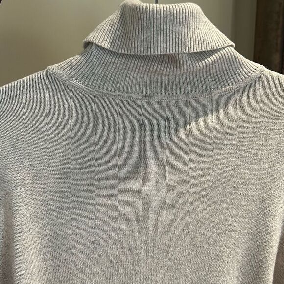 LAUREN RALPH LAUREN Gray Turtleneck Sweater - Picture 5 of 7